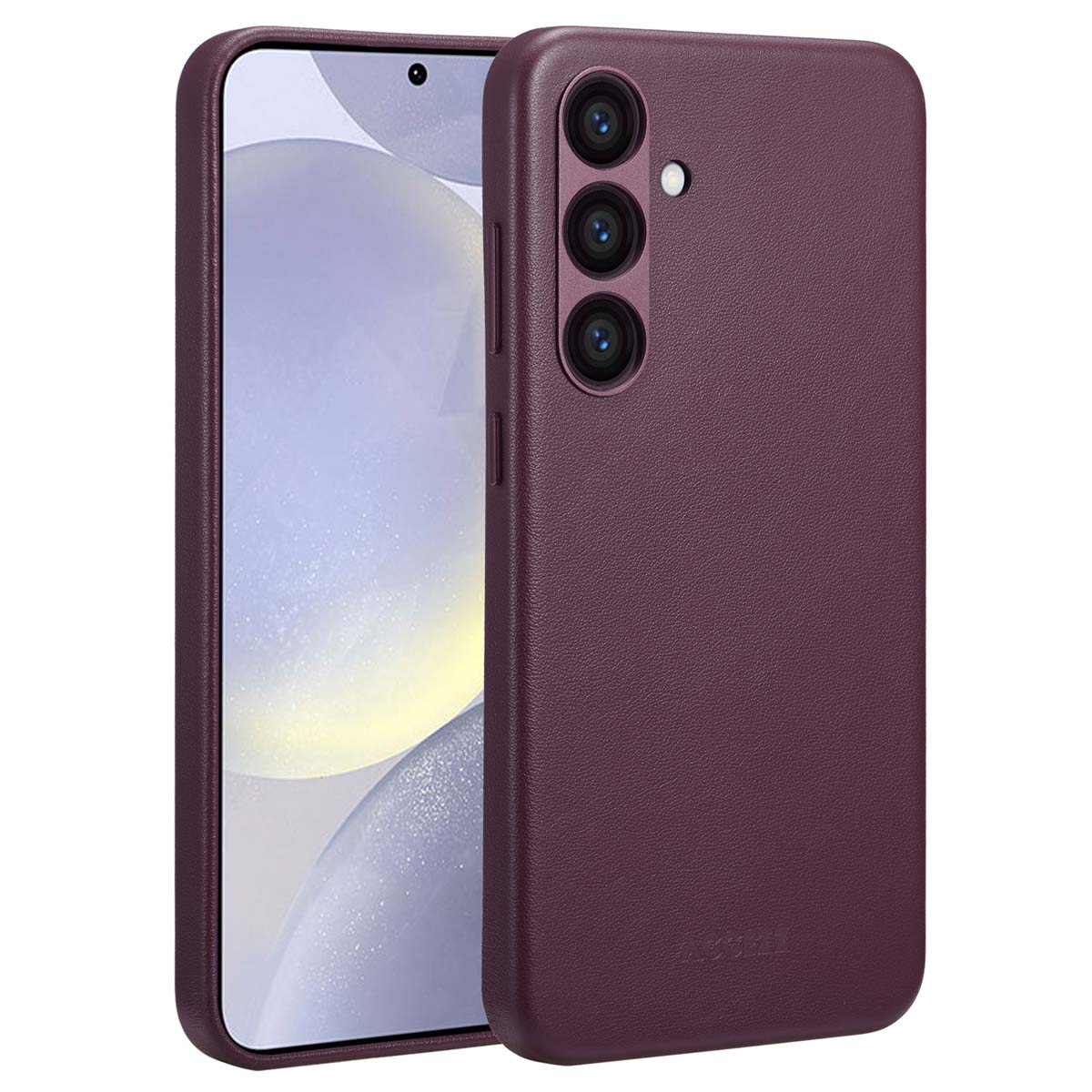 Accezz MagSafe Leather Backcover Samsung Galaxy S24 Plus - Heath Purple - Afbeelding 3