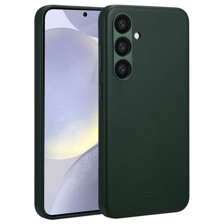 Accezz MagSafe Leather Backcover Samsung Galaxy S24 Plus - Cedar Green - Afbeelding 10