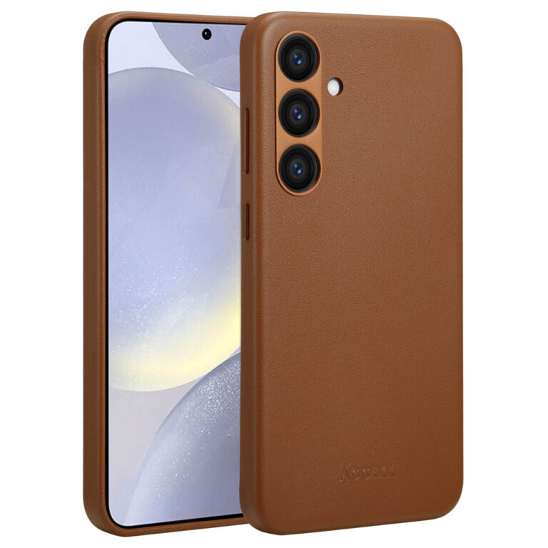 Accezz MagSafe Leather Backcover Samsung Galaxy S24 Plus - Sienna Brown - Afbeelding 10