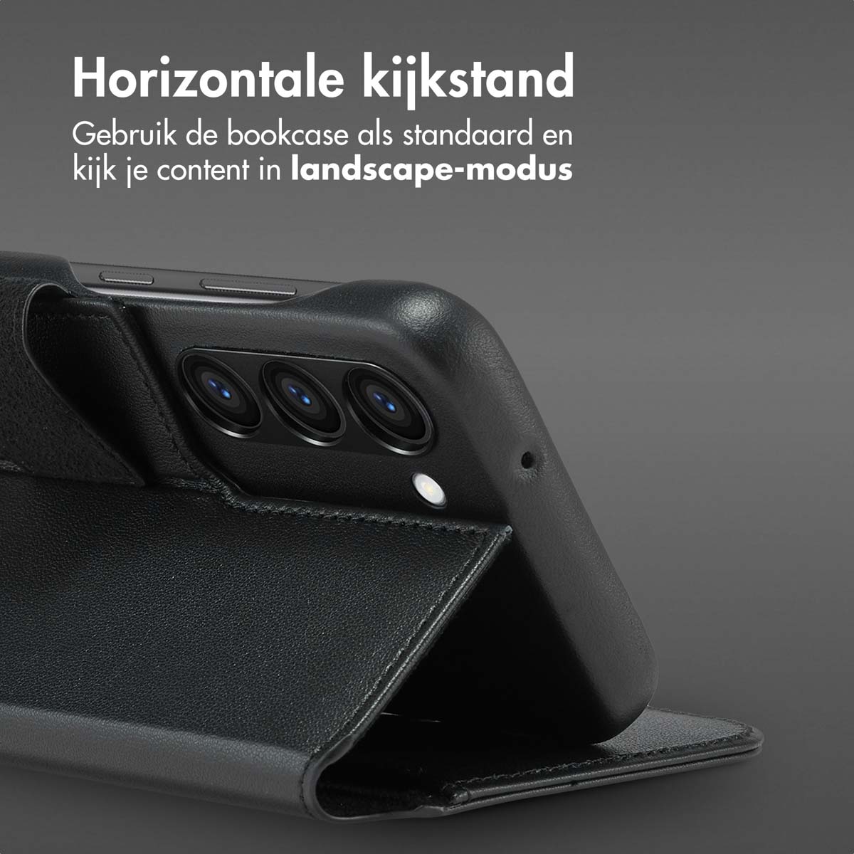 Accezz Leather Bookcase 2-in-1 met MagSafe Samsung Galaxy S23 - Onyx Black - Afbeelding 10