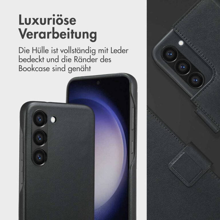 Accezz Leather Bookcase 2-in-1 met MagSafe Samsung Galaxy S23 - Onyx Black - Afbeelding 6