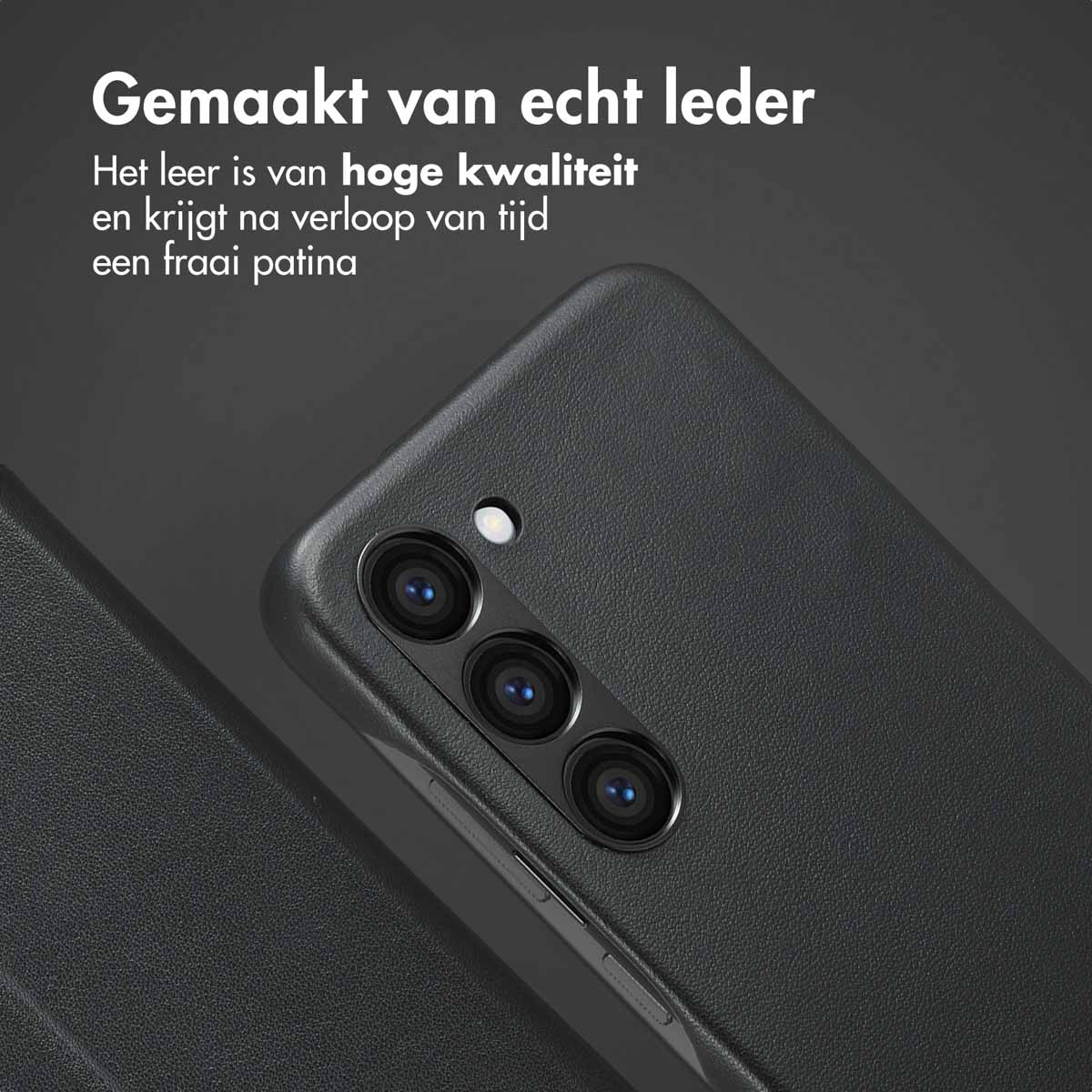 Accezz Leather Bookcase 2-in-1 met MagSafe Samsung Galaxy S23 - Onyx Black - Afbeelding 6