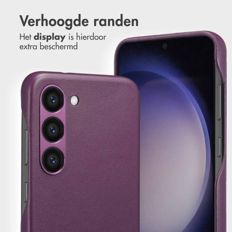Accezz Leather Bookcase 2-in-1 met MagSafe Samsung Galaxy S23 - Heath Purple - Afbeelding 7