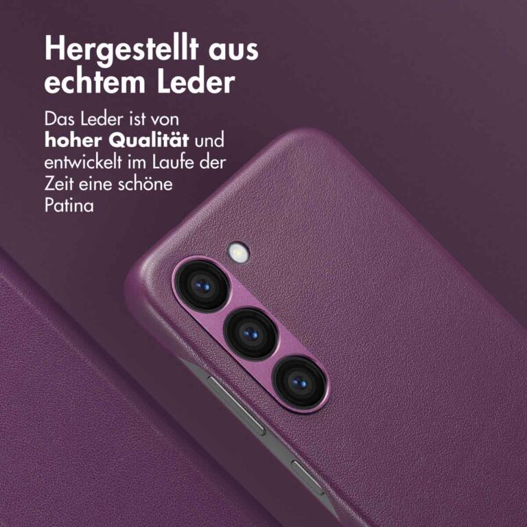 Accezz Leather Bookcase 2-in-1 met MagSafe Samsung Galaxy S23 - Heath Purple - Afbeelding 3