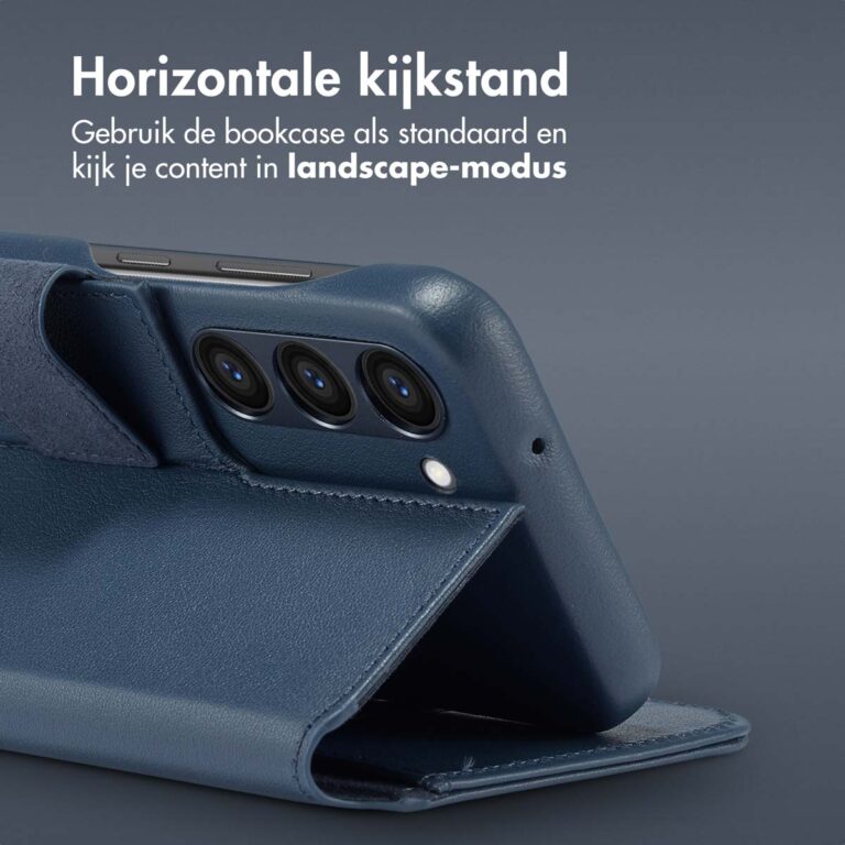 Accezz Leather Bookcase 2-in-1 met MagSafe Samsung Galaxy S23 - Nightfall Blue - Afbeelding 10