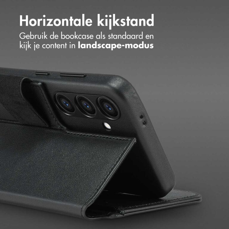 Accezz Leather Bookcase 2-in-1 met MagSafe Samsung Galaxy S23 FE - Onyx Black - Afbeelding 10