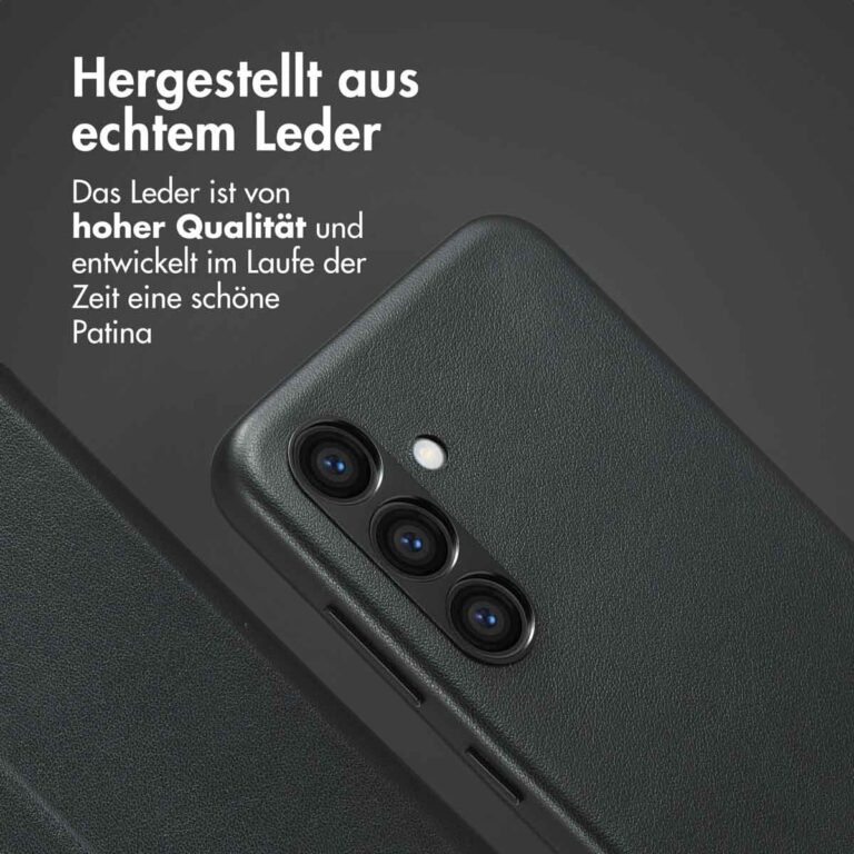 Accezz Leather Bookcase 2-in-1 met MagSafe Samsung Galaxy S24 - Onyx Black - Afbeelding 8
