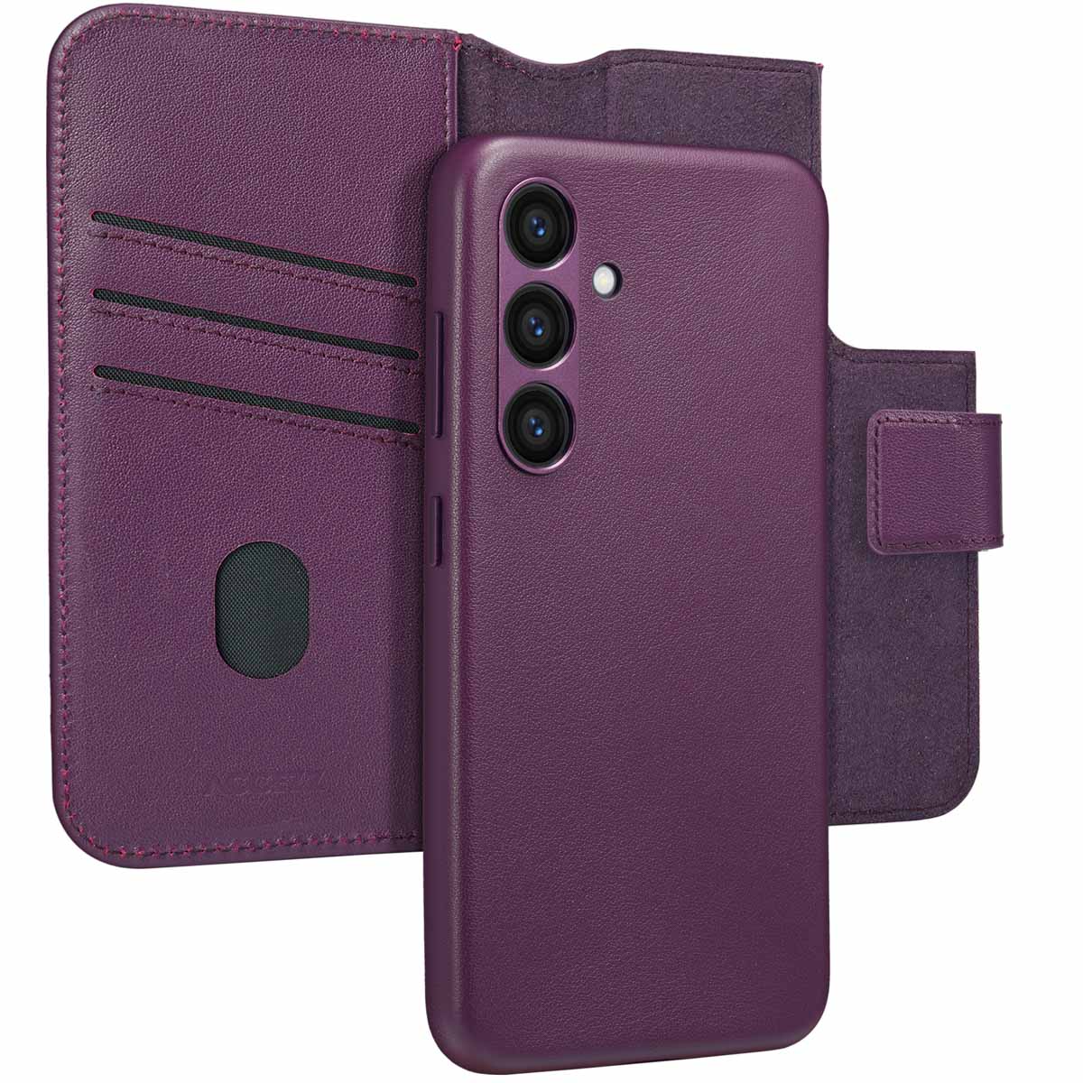 Accezz Leather Bookcase 2-in-1 met MagSafe Samsung Galaxy S24 - Heath Purple - Afbeelding 3