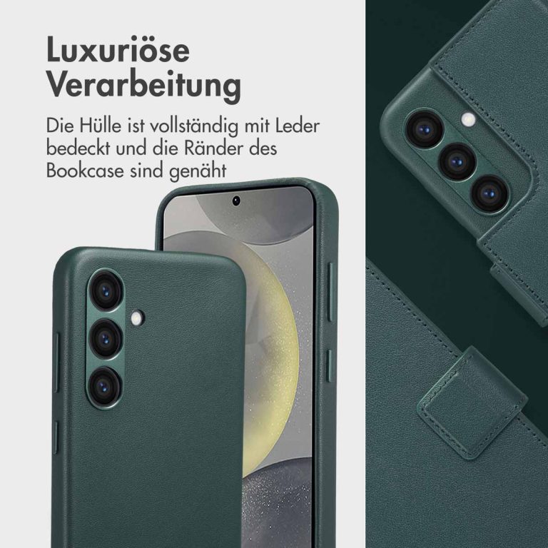 Accezz Leather Bookcase 2-in-1 met MagSafe Samsung Galaxy S24 - Cedar Green - Afbeelding 6