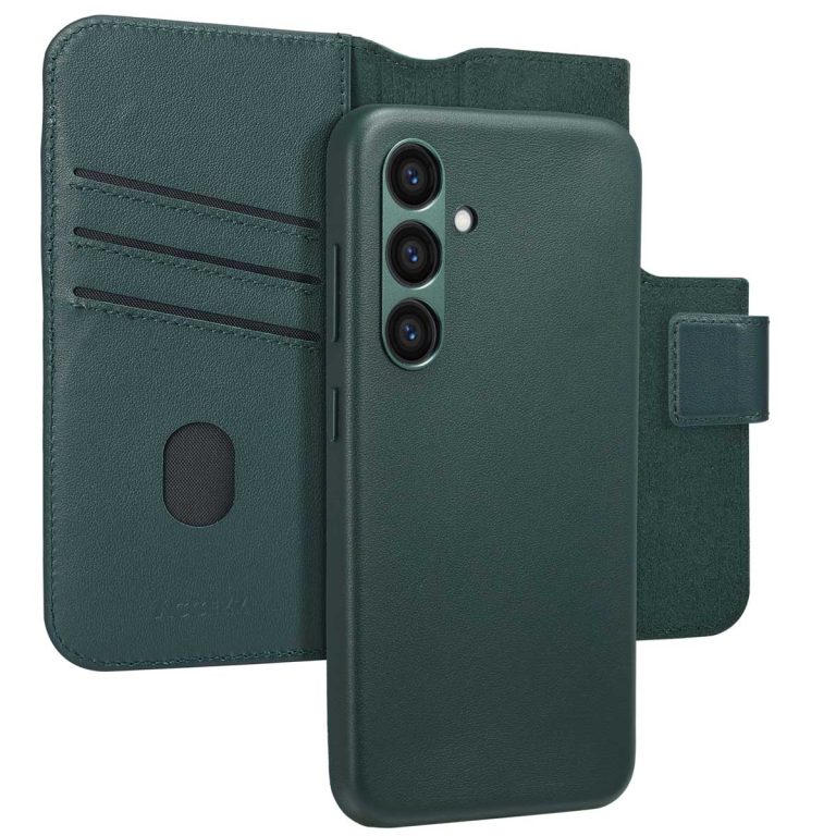 Accezz Leather Bookcase 2-in-1 met MagSafe Samsung Galaxy S24 - Cedar Green - Afbeelding 2