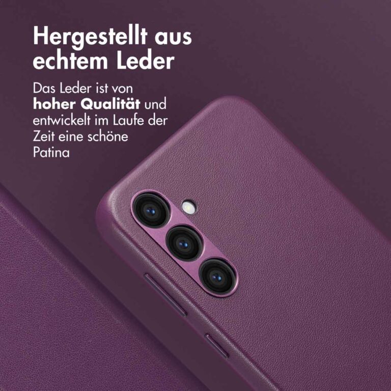 Accezz Leather Bookcase 2-in-1 met MagSafe Samsung Galaxy S24 Plus - Heath Purple - Afbeelding 6