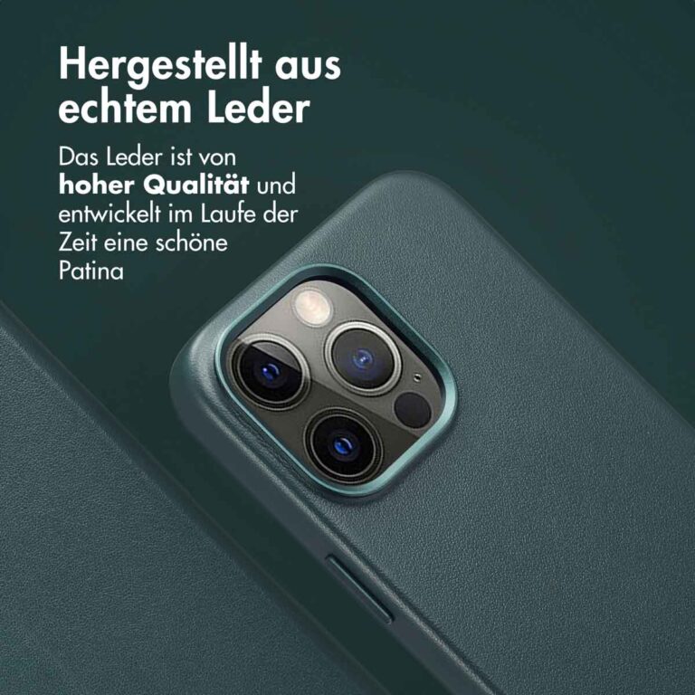 Accezz Leather Bookcase 2-in-1 met MagSafe Apple iPhone 15 Pro Max - Cedar Green - Afbeelding 9
