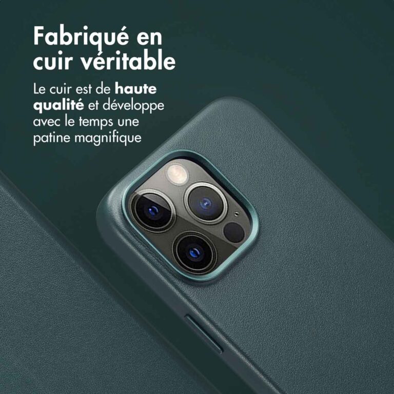 Accezz Leather Bookcase 2-in-1 met MagSafe Apple iPhone 15 Pro Max - Cedar Green - Afbeelding 8
