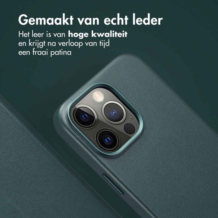 Accezz Leather Bookcase 2-in-1 met MagSafe Apple iPhone 15 Pro Max - Cedar Green - Afbeelding 7