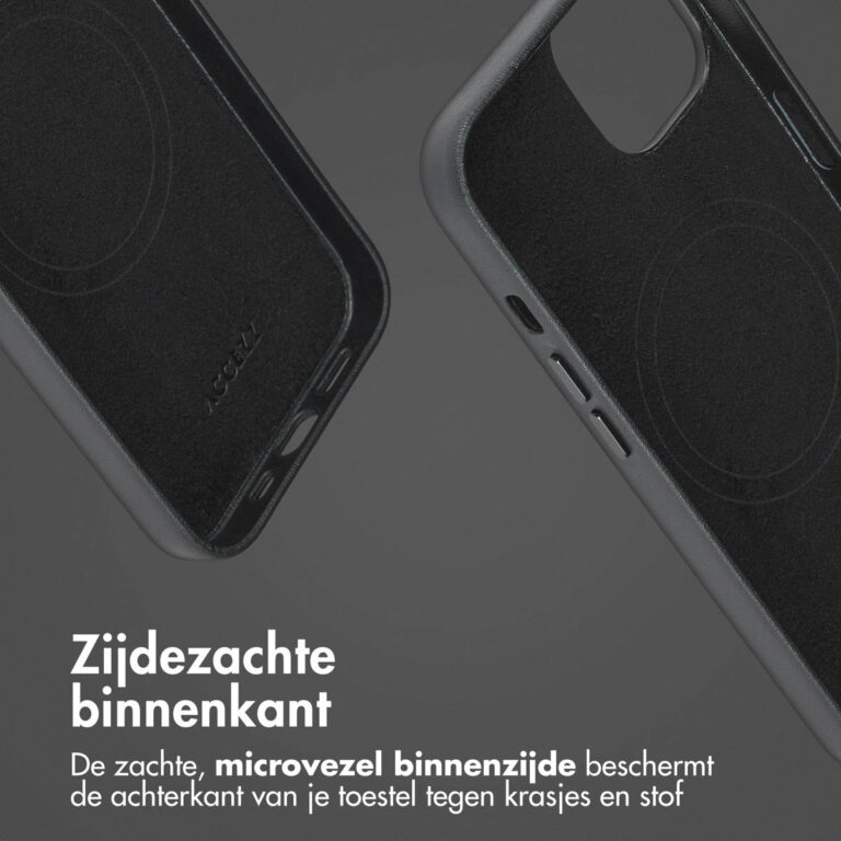 Accezz Leather Bookcase 2-in-1 met MagSafe Apple iPhone 14 - Onyx Black - Afbeelding 10