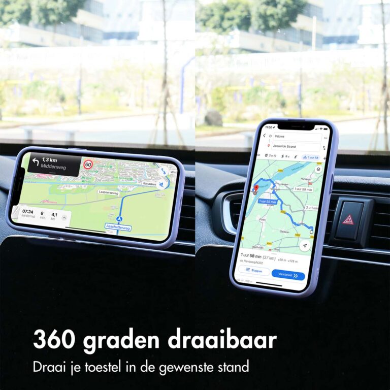 Accezz Telefoonhouder auto - MagSafe - Inclusief Magnetische Cirkel - Ventilatierooster - Zwart - Afbeelding 7