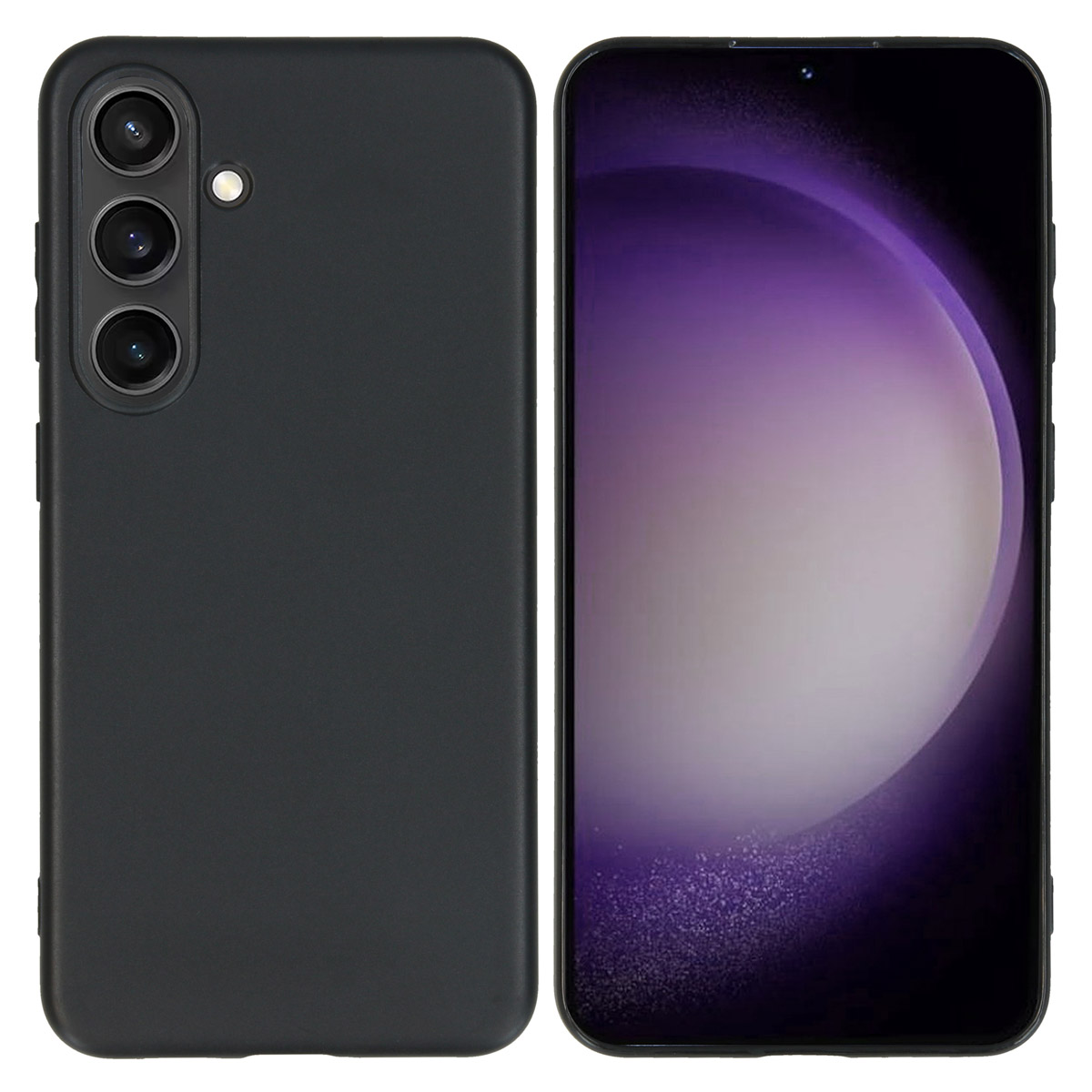 Accezz Color Backcover Samsung Galaxy S24 - Zwart - Afbeelding 3