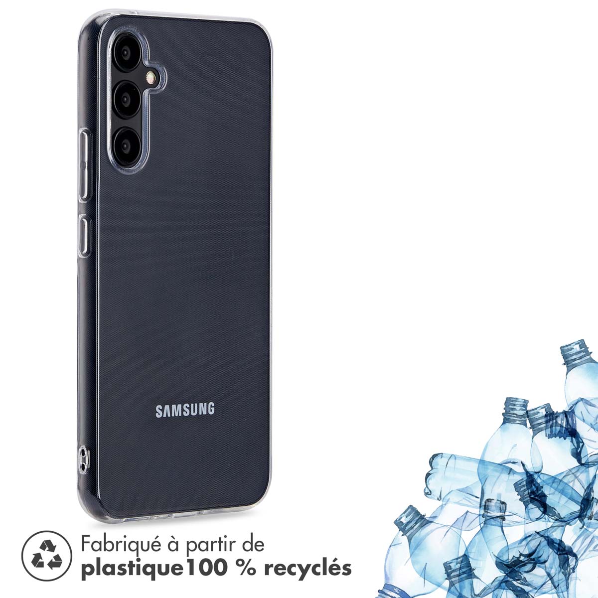 Accezz 100% Recycled Clear Backcover Samsung Galaxy A34 (5G) - Transparant - Afbeelding 6