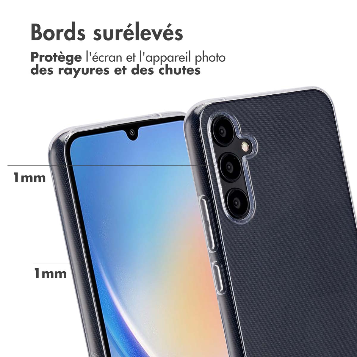 Accezz 100% Recycled Clear Backcover Samsung Galaxy A34 (5G) - Transparant - Afbeelding 8