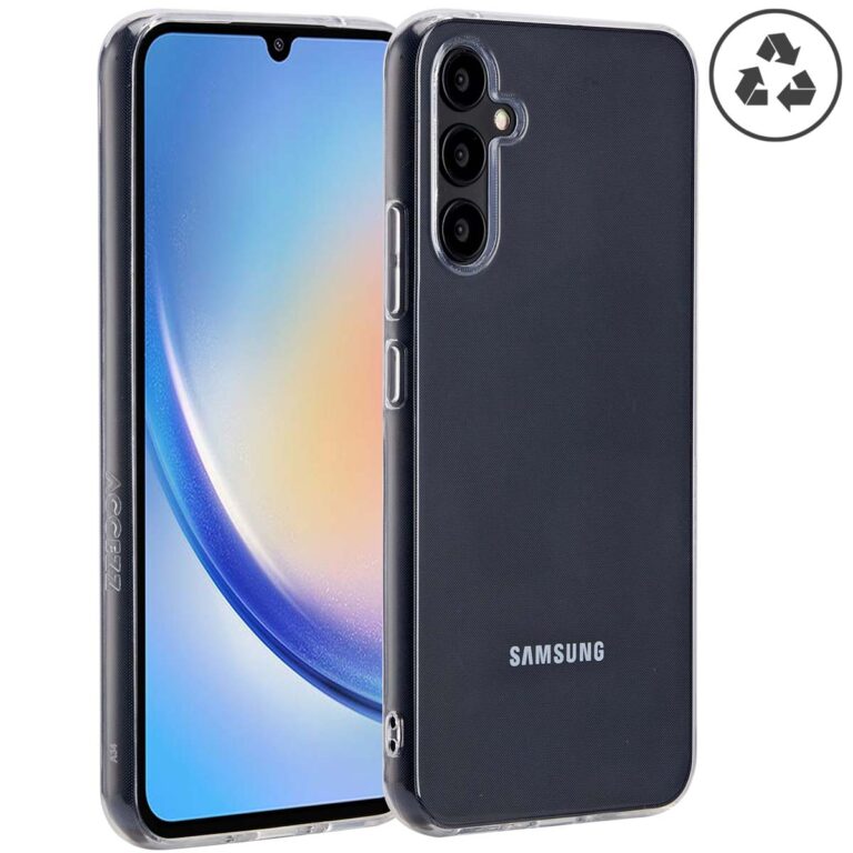 Accezz 100% Recycled Clear Backcover Samsung Galaxy A34 (5G) - Afbeelding 7