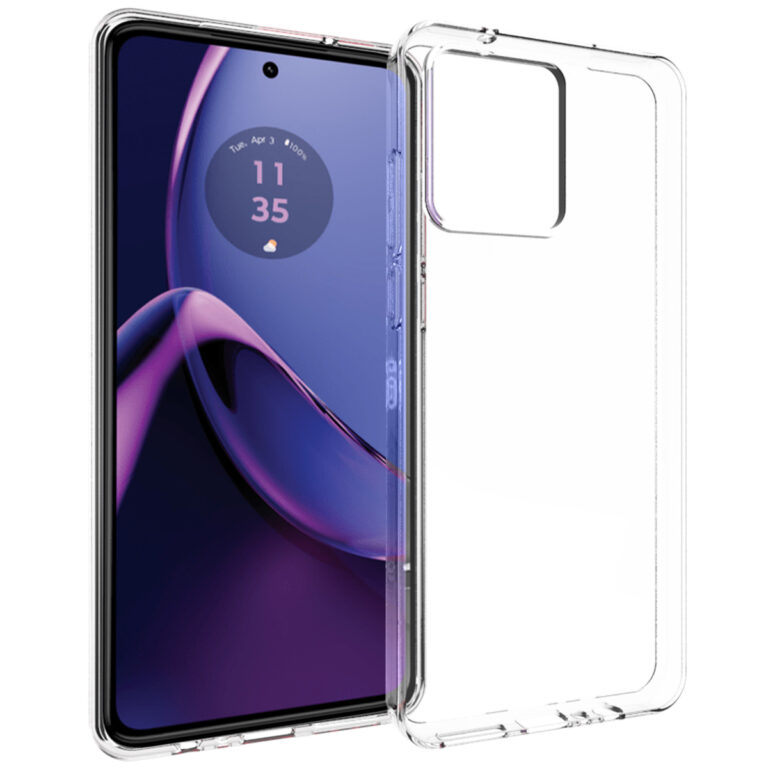 Accezz Clear Backcover Motorola Moto G84 - Transparant - Afbeelding 7