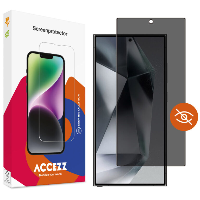 Accezz Gehard Glas Privacy Screenprotector Samsung Galaxy S24 Ultra - Transparant - Afbeelding 7