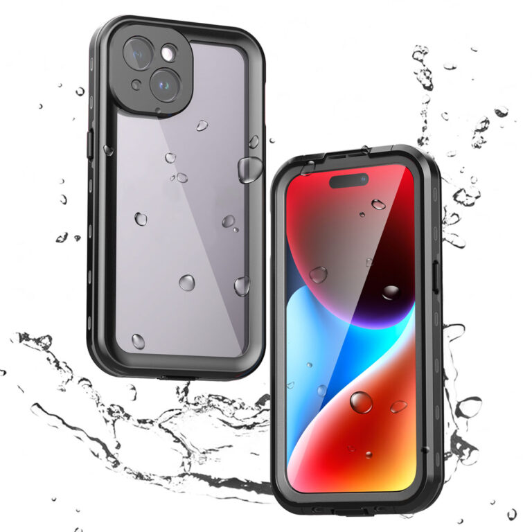 Redpepper Dot Plus Waterproof Backcover Apple iPhone 15 - Zwart - Afbeelding 6