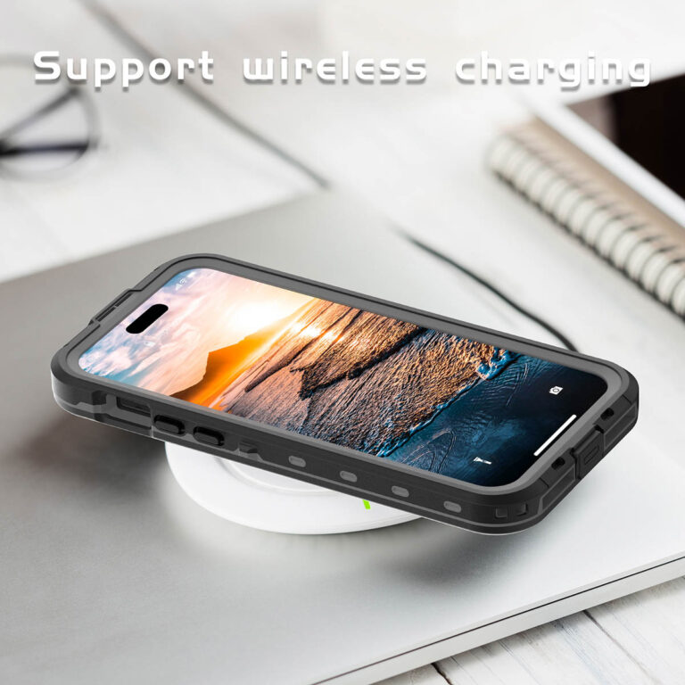 Redpepper Dot Plus Waterproof Backcover Apple iPhone 15 Plus - Zwart - Afbeelding 8