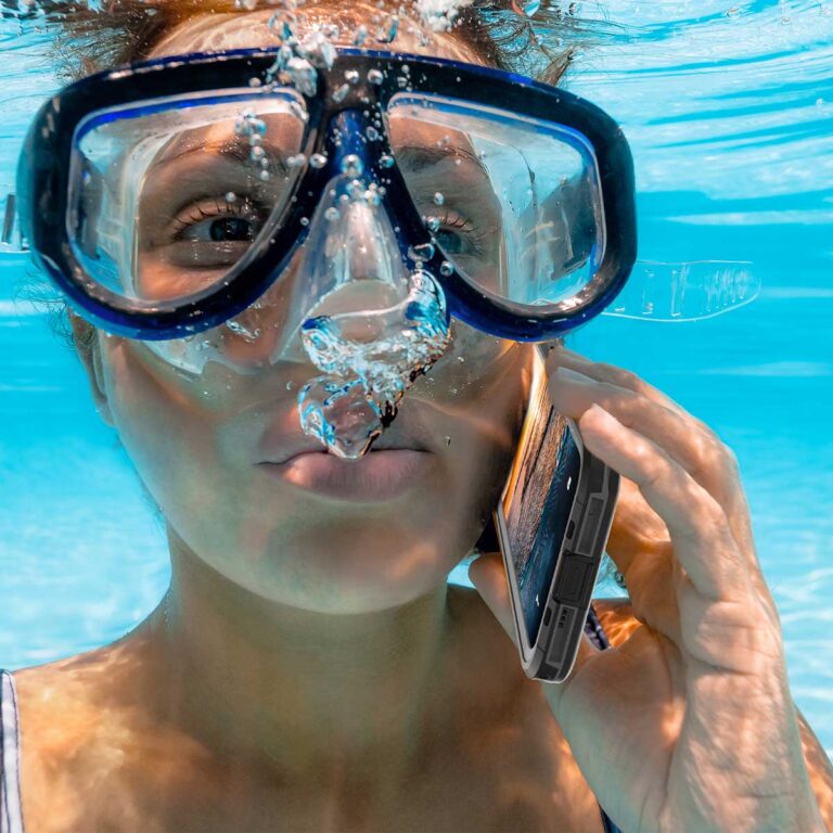 Redpepper Dot Plus Waterproof Backcover Apple iPhone 15 Plus - Zwart - Afbeelding 5