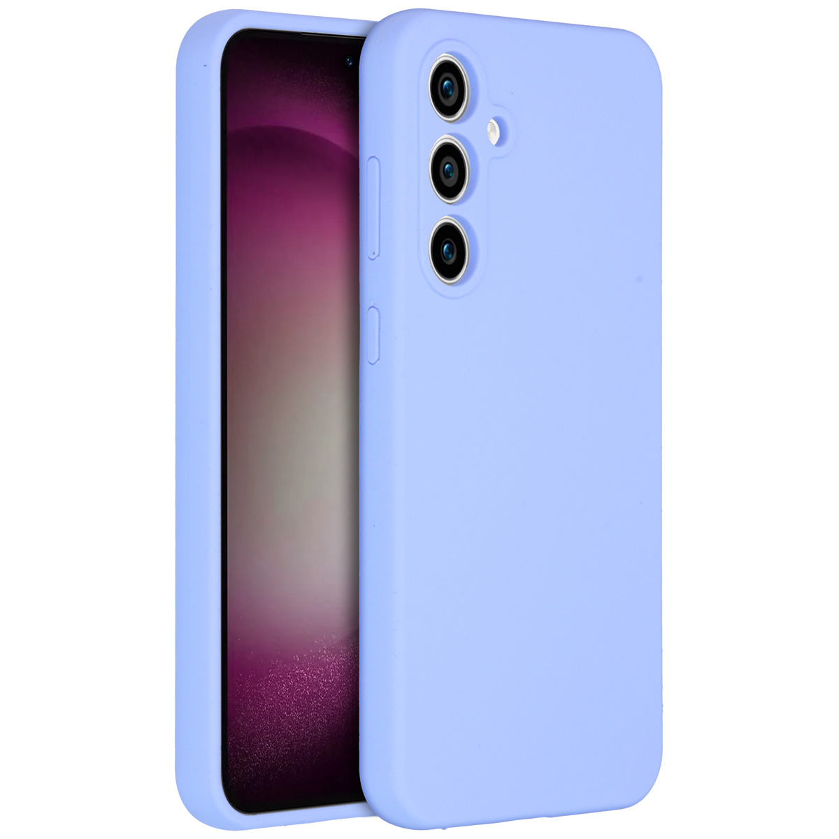 Accezz Liquid Silicone Backcover Samsung Galaxy S23 FE - Paars - Afbeelding 2