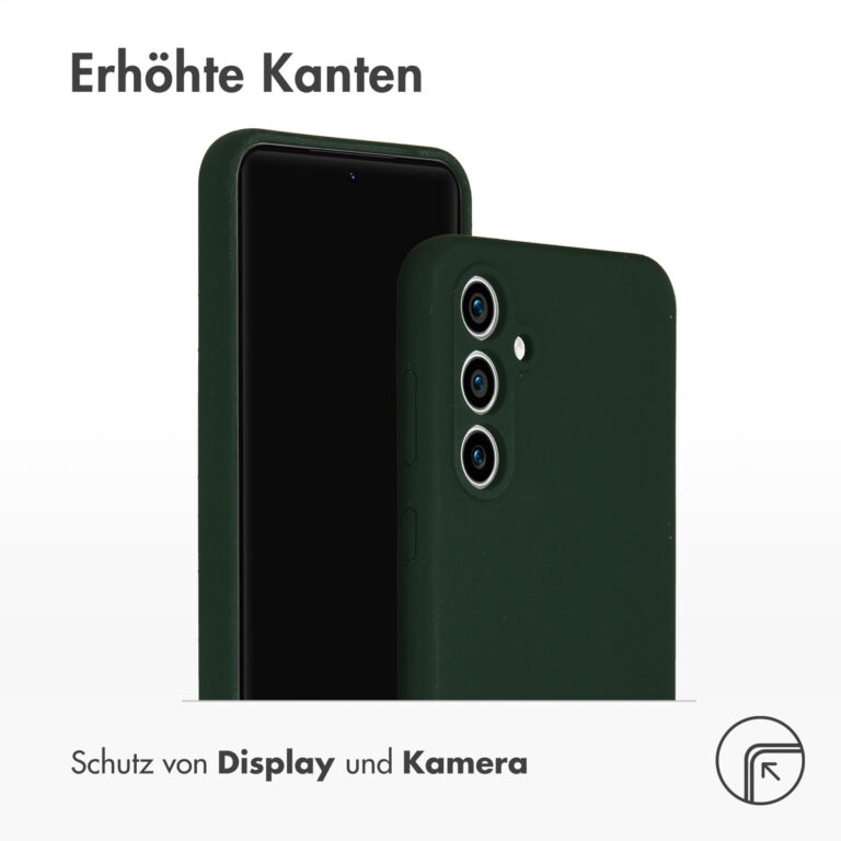 Accezz Liquid Silicone Backcover Samsung Galaxy S23 FE - Forest Green - Afbeelding 8