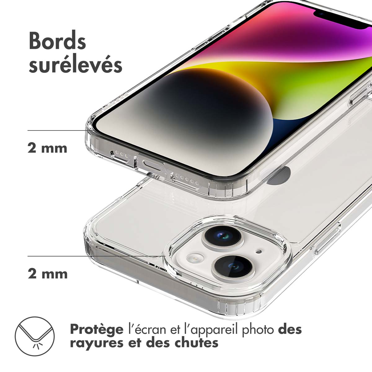 Accezz Xtreme Impact Backcover Apple iPhone 15 - Transparant - Afbeelding 10