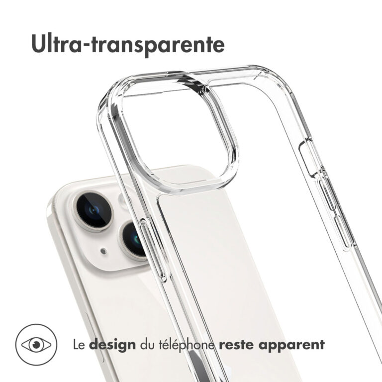 Accezz Xtreme Impact Backcover Apple iPhone 15 - Transparant - Afbeelding 7