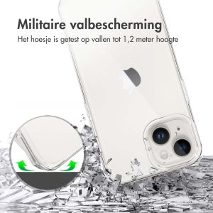 Accezz Xtreme Impact Backcover Apple iPhone 15 - Transparant