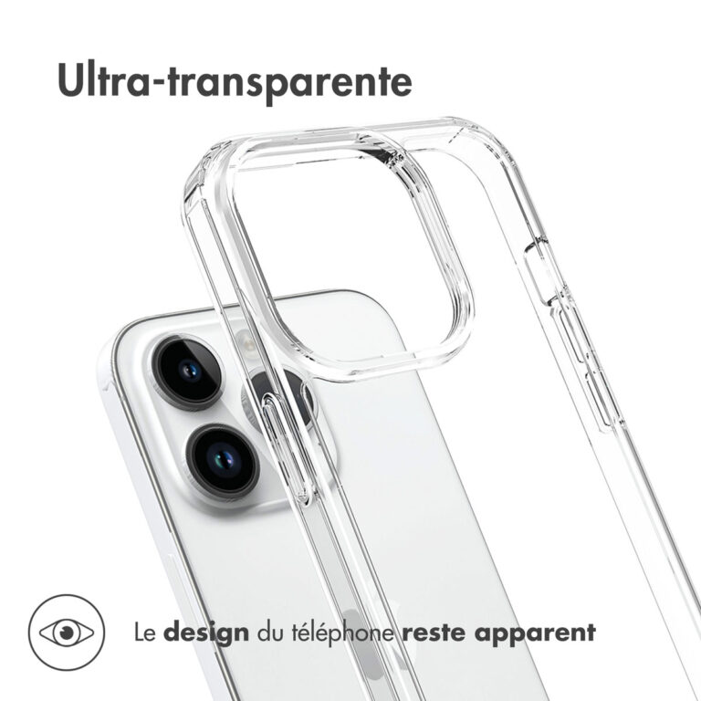 Accezz Xtreme Impact Backcover Apple iPhone 15 Pro - Transparant - Afbeelding 8
