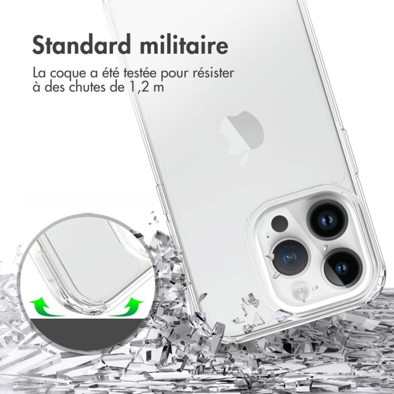 Accezz Xtreme Impact Backcover Apple iPhone 15 Pro - Transparant - Afbeelding 7