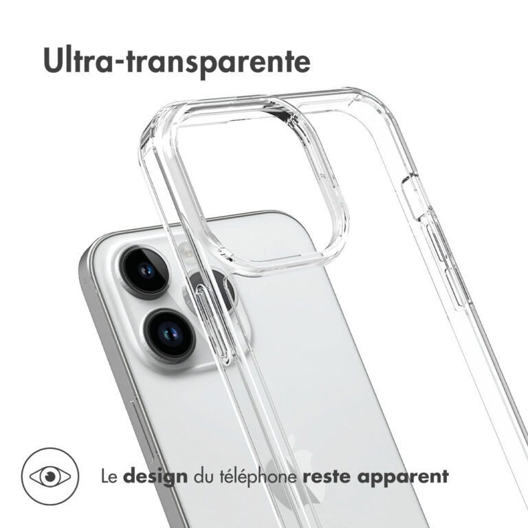 Accezz Xtreme Impact Backcover Apple iPhone 15 Pro Max - Transparant - Afbeelding 9