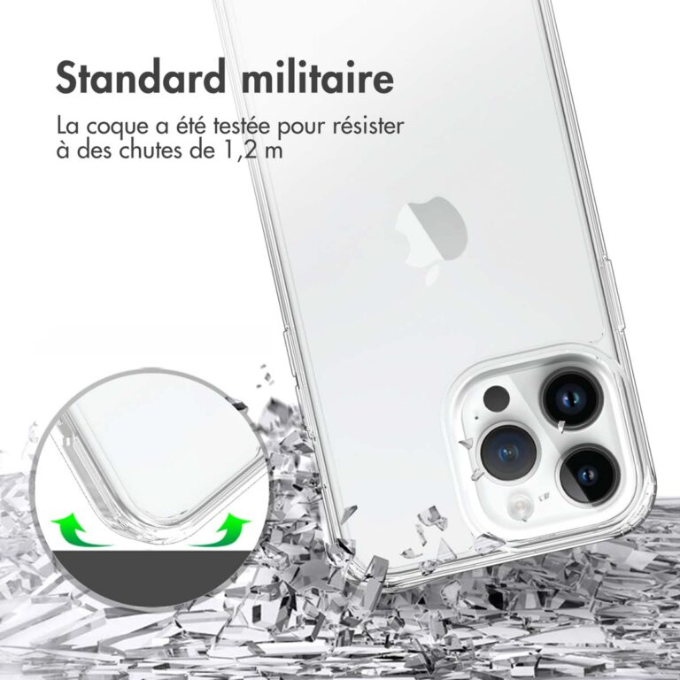 Accezz Xtreme Impact Backcover Apple iPhone 15 Pro Max - Transparant - Afbeelding 7