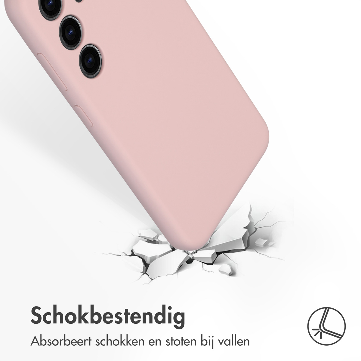 Accezz Liquid Silicone Backcover Samsung Galaxy S24 - Roze - Afbeelding 10