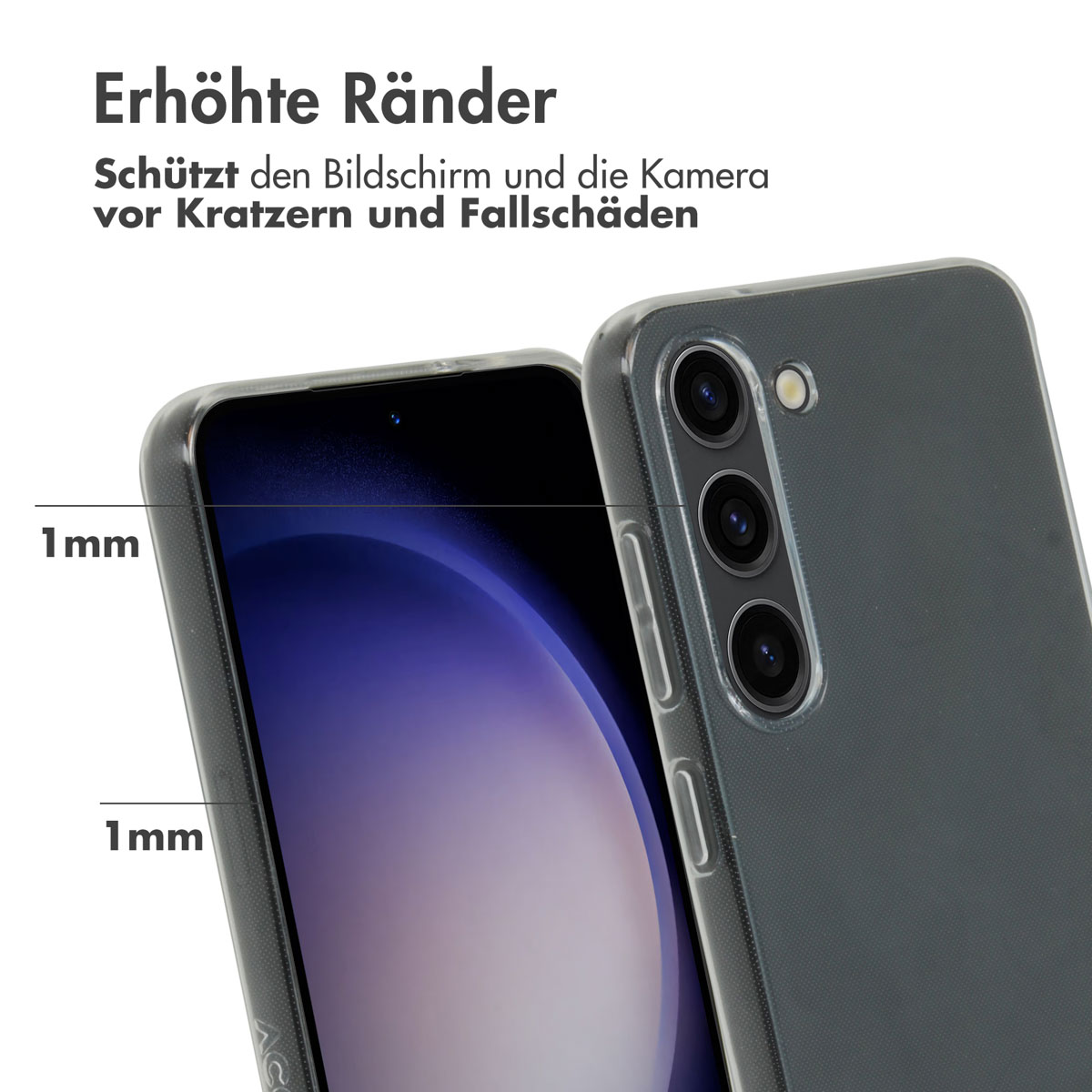 Accezz 100% Recycled Clear Backcover Samsung Galaxy S23 - Transparant - Afbeelding 9