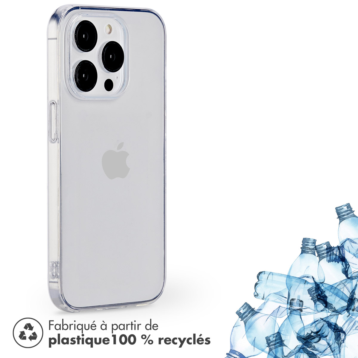 Accezz 100% Recycled Clear Backcover Apple iPhone 14 Pro - Transparant - Afbeelding 6