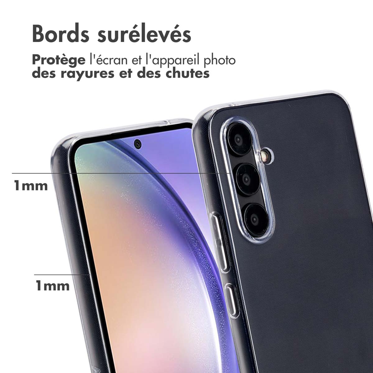 Accezz 100% Recycled Clear Backcover Samsung Galaxy A54 (5G) - Transparant - Afbeelding 8