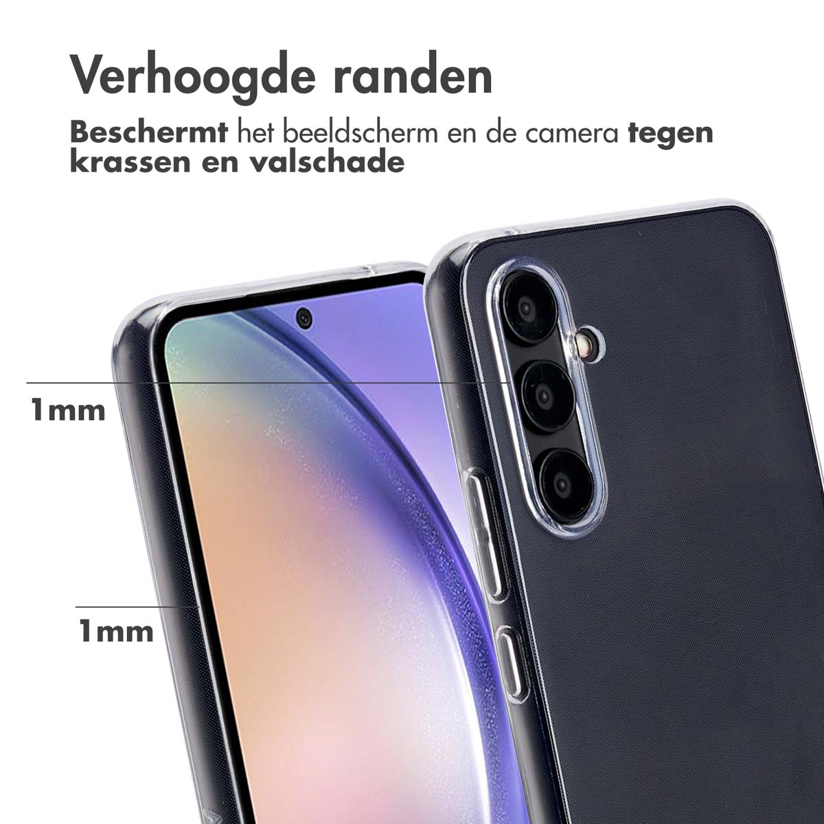 Accezz 100% Recycled Clear Backcover Samsung Galaxy A54 (5G) - Transparant - Afbeelding 9