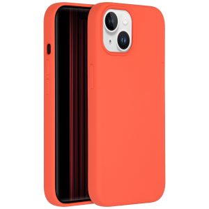 Accezz Liquid Silicone Backcover Apple iPhone 15 - Nectarine