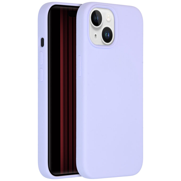 Accezz Liquid Silicone Backcover Apple iPhone 15 - Paars - Afbeelding 10