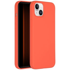 Accezz Liquid Silicone Backcover Apple iPhone 15 Plus - Nectarine