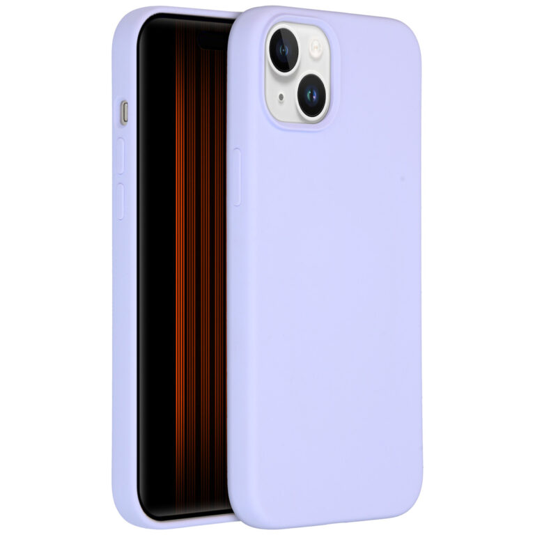 Accezz Liquid Silicone Backcover Apple iPhone 15 Plus - Paars - Afbeelding 10