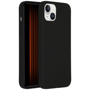 Accezz Liquid Silicone Backcover Apple iPhone 15 Plus - Zwart