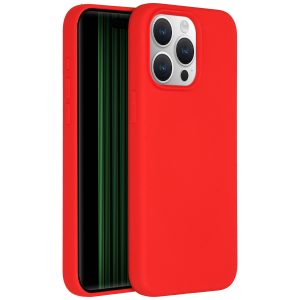 Accezz Liquid Silicone Backcover Apple iPhone 15 Pro Max - Rood