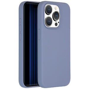 Accezz Liquid Silicone Backcover met MagSafe Apple iPhone 15 Pro - Lavender Grey